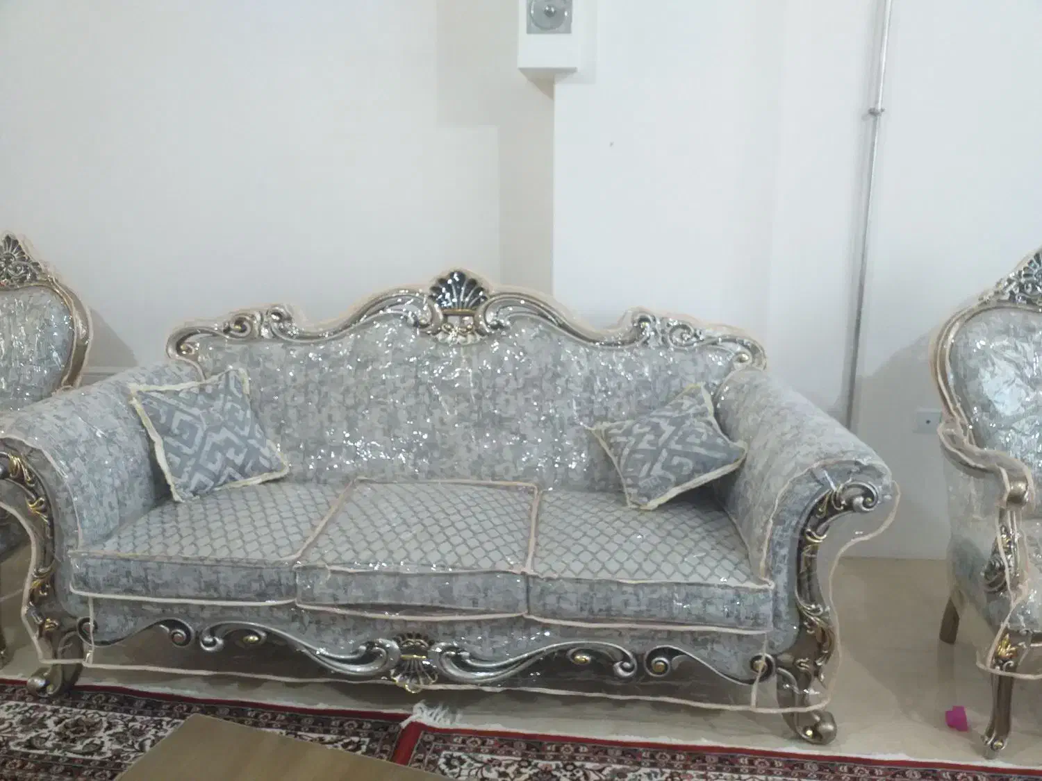 کاور مبل ۷نفره و۹نفره وصندلی|مبلمان خانگی و میز عسلی|اندیشه, اندیشه فاز ۱|دیوار