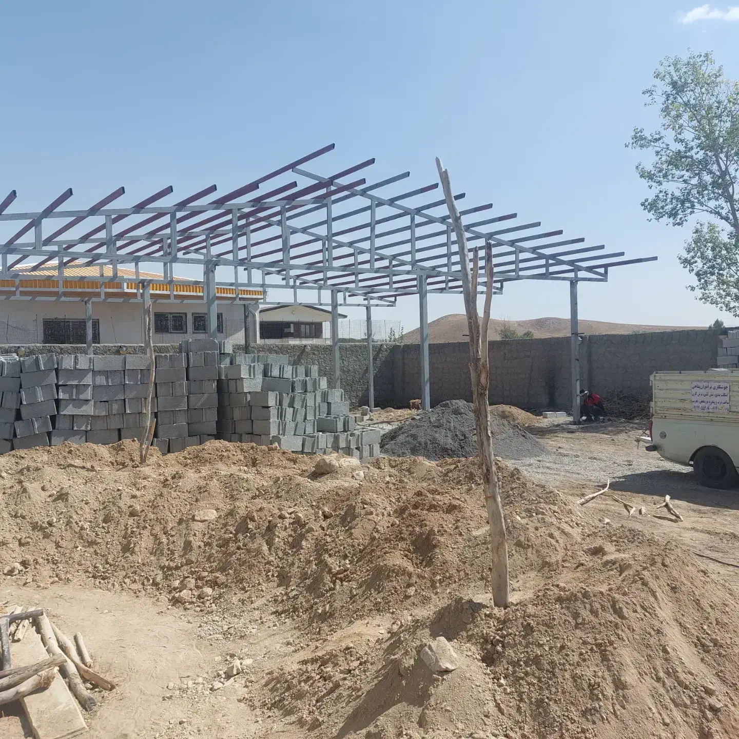 اسکلت بندی خارپا کارگاهی ویلایی سیار|خدمات پیشه و مهارت|تبریز, |دیوار