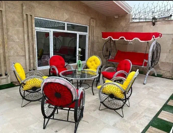 صندلی مبل باغی ست گالسگه|صندلی و نیمکت|شیراز, قالیشویی|دیوار