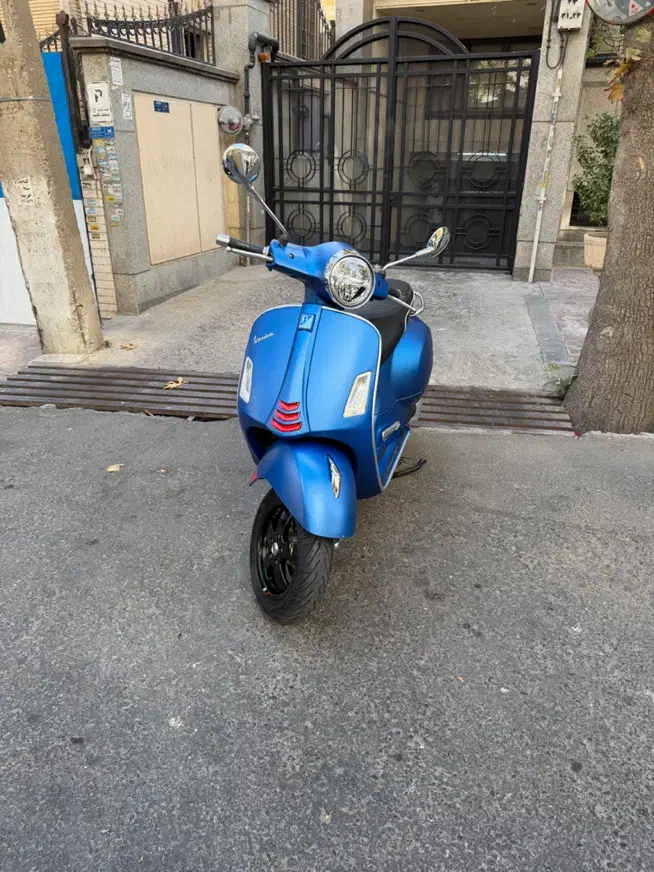 Vespa hpe250 cc gts وسپا ابی مات ۱۳۹۹ مدل|موتورسیکلت|تهران, الهیه|دیوار