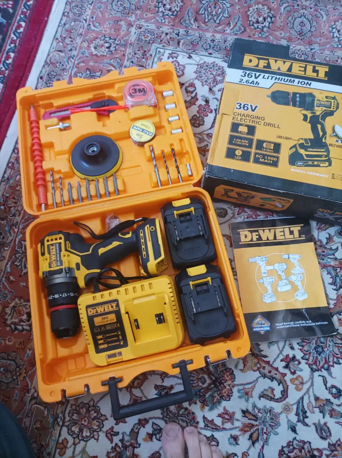 دریل شارژی Dfwalt|ابزارآلات|مشهد, سمزقند|دیوار