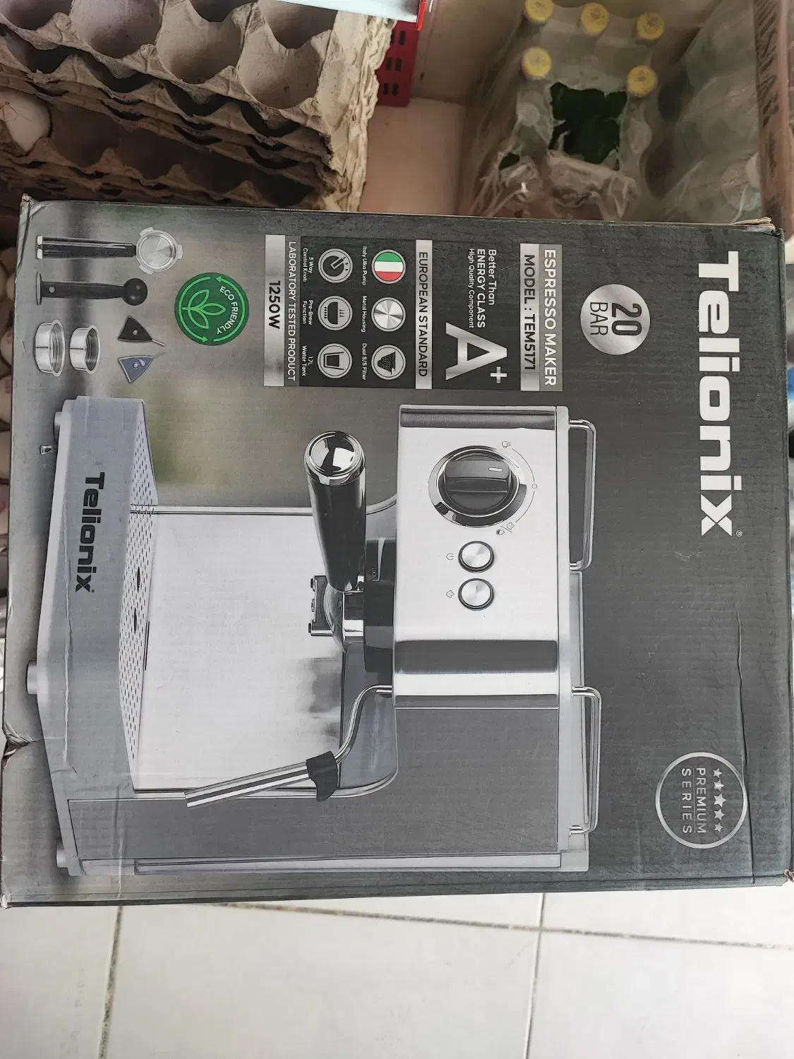 اسپرسو ساز تلیونیکس ایتالیایی|سماور، چایساز، قهوهساز|فولادشهر, مسکن مهر فولادشهر|دیوار