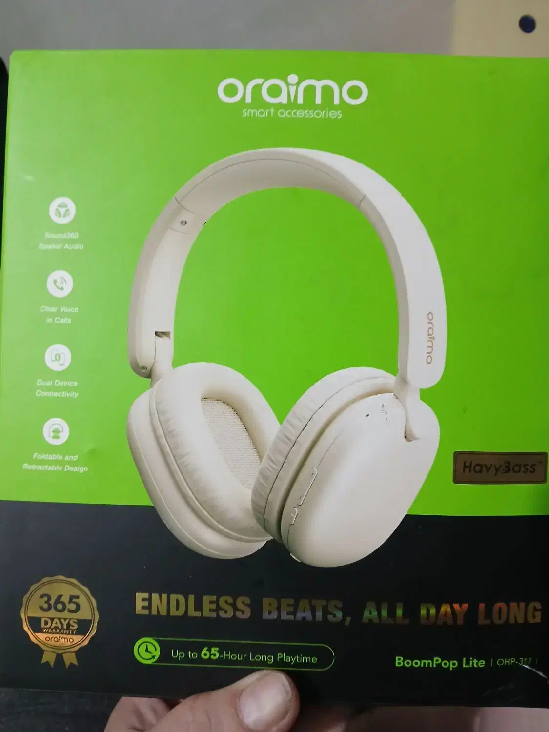 هدفون  Oraimo BOOM POP LITE OHP 317|لوازم جانبی موبایل و تبلت|تهران, ایرانشهر|دیوار