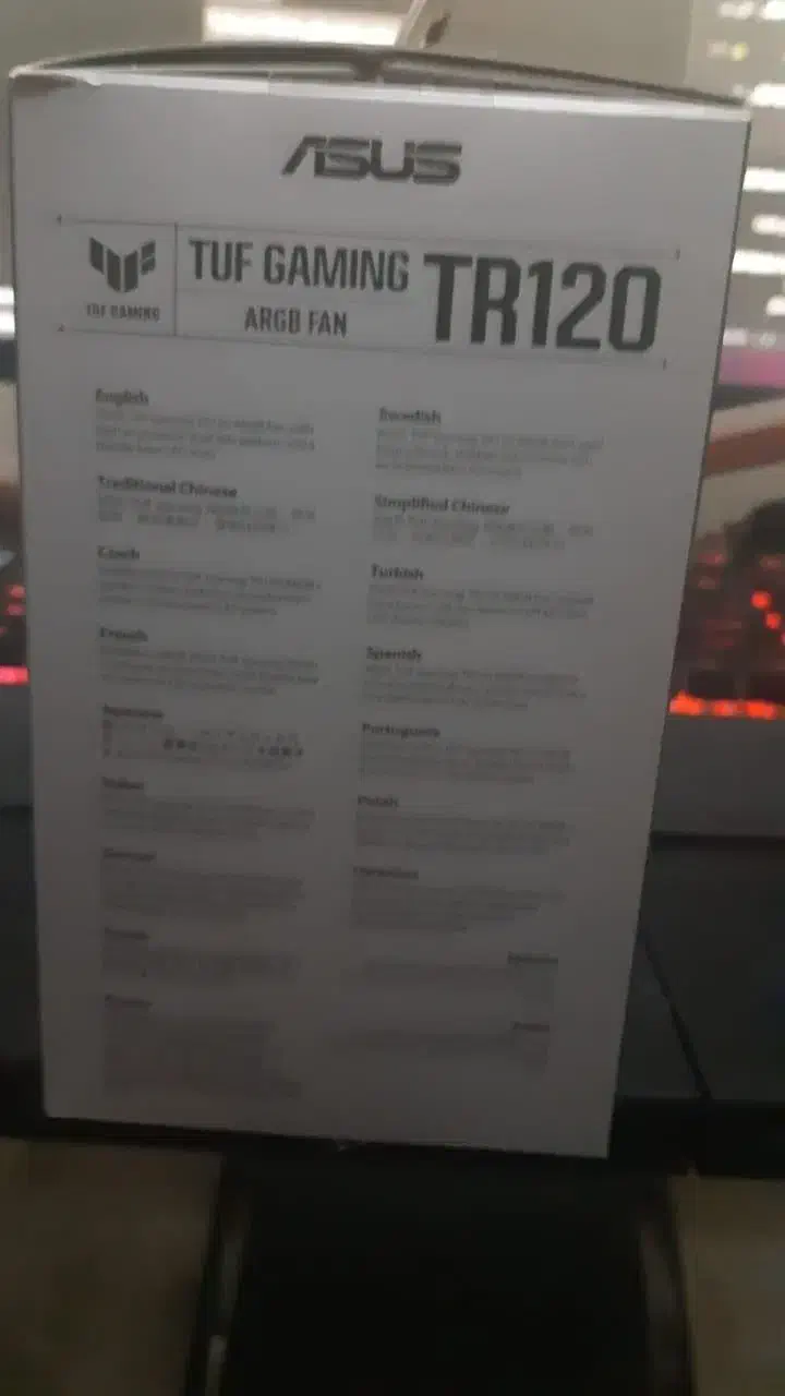 فن ایسوس ASUS TUF GAMING TR120 ARGB ‌Black 3 in 1|قطعات و لوازم جانبی رایانه|تهران, کوی بیمه|دیوار