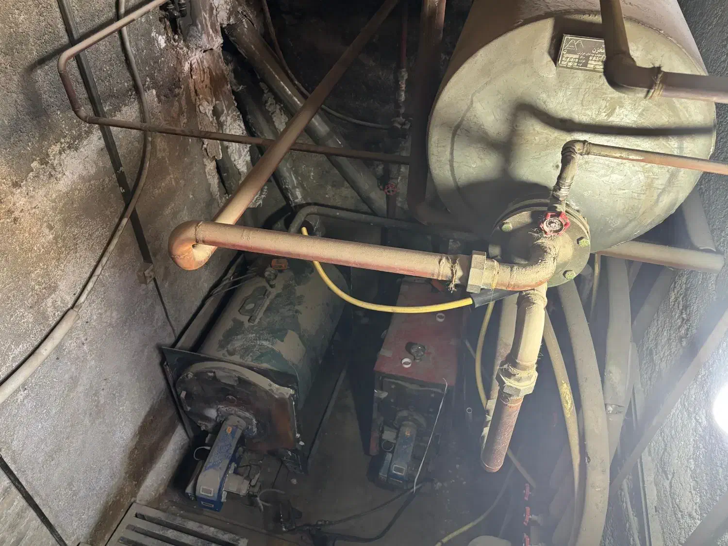 موتورخانه کامل گازوییلی|آبگرمکن، پکیج، شوفاژ|چهاردانگه (تهران), |دیوار