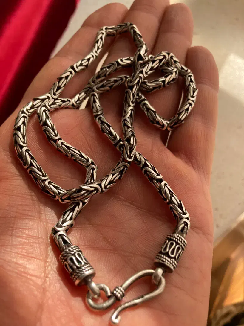 زنجیر نقره کرال تایلندی|جواهرات|تهران, سردارجنگل|دیوار