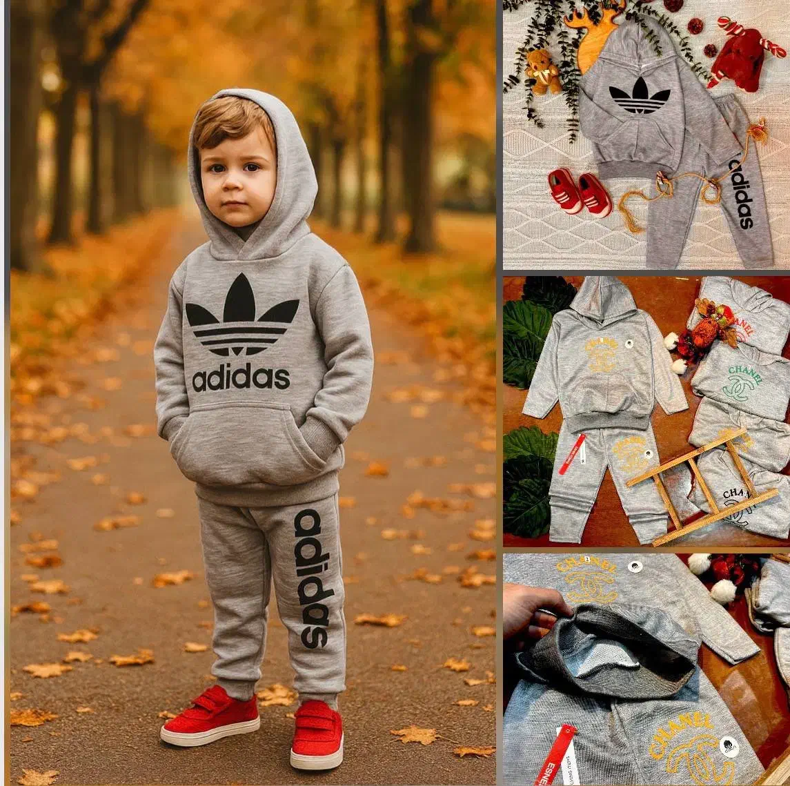 عمده- ست هودی شلوار پشترویرا خردسال|کفش و لباس بچه|اراک, |دیوار