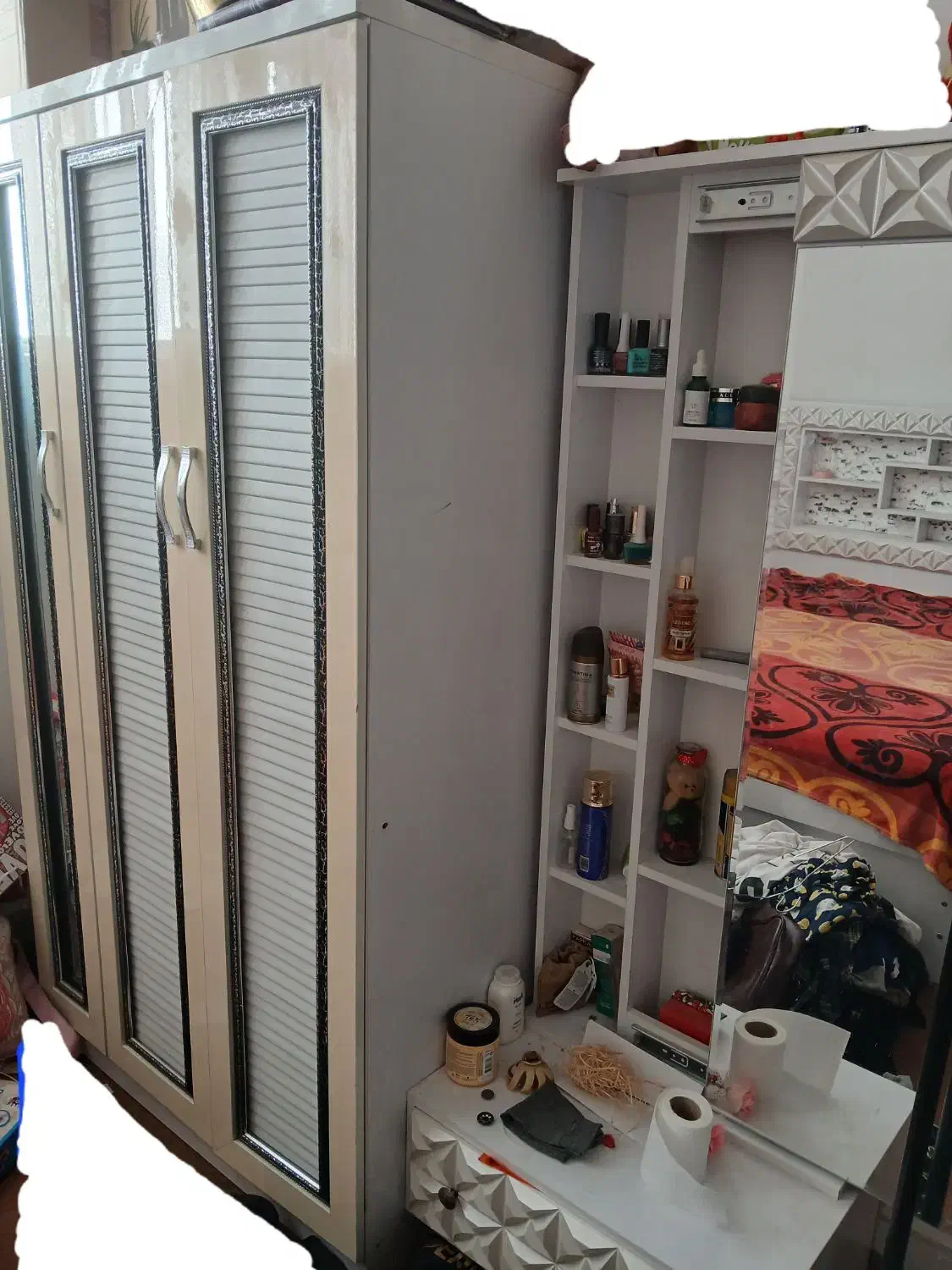 فروش سرویس خواب|تخت و سرویس خواب|ابریشم, |دیوار