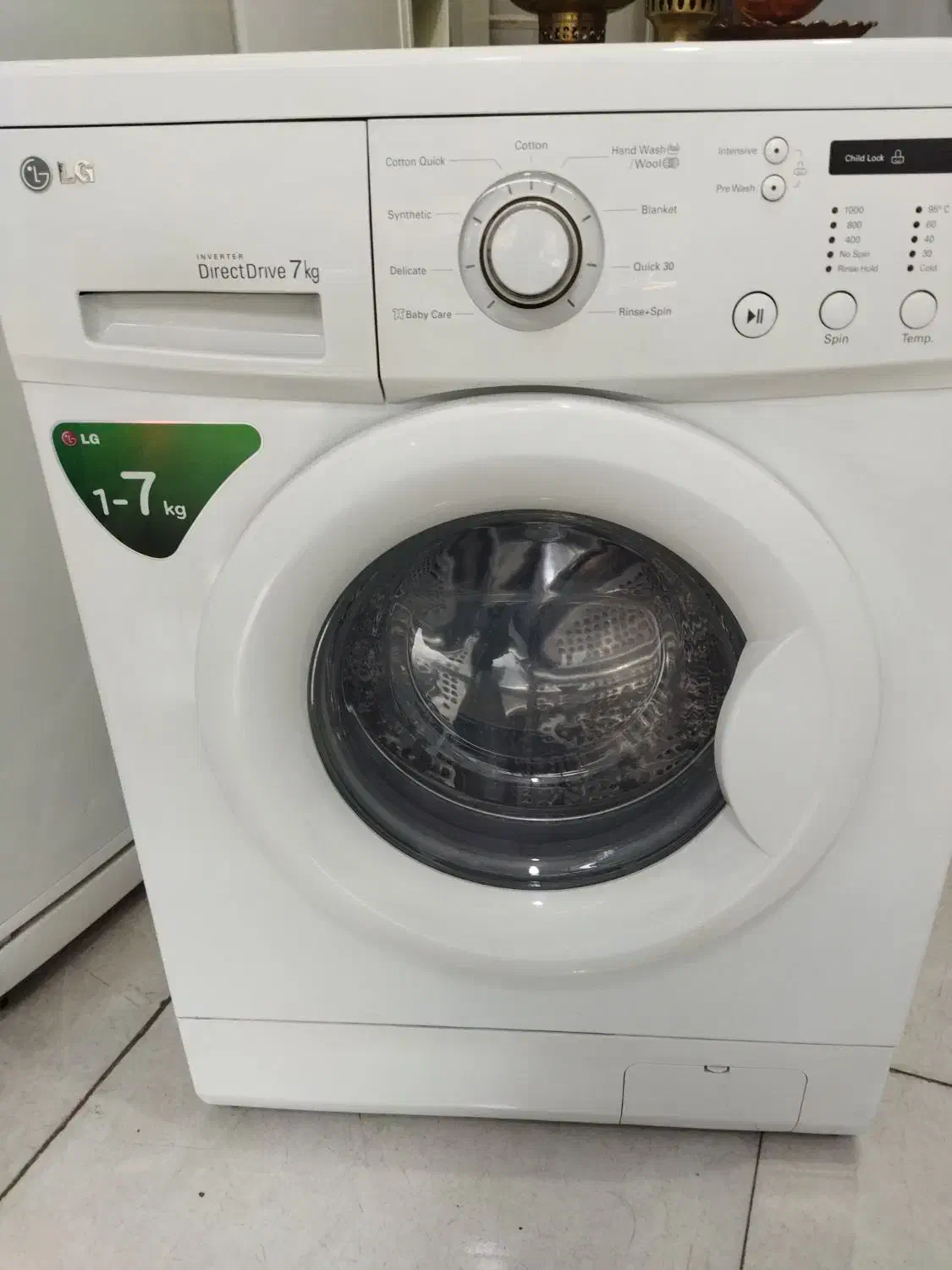 لباسشویی ال جی گیربکسی اصل کره|ماشین لباسشویی و خشک‌کن لباس|سقز, |دیوار