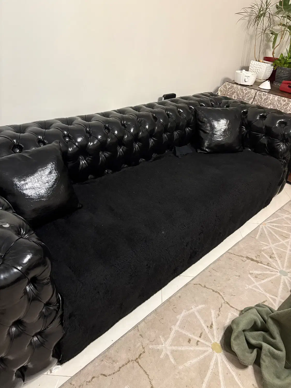 مبل چرم نه نفره|مبلمان خانگی و میز عسلی|تهران, سلسبیل شمالی|دیوار