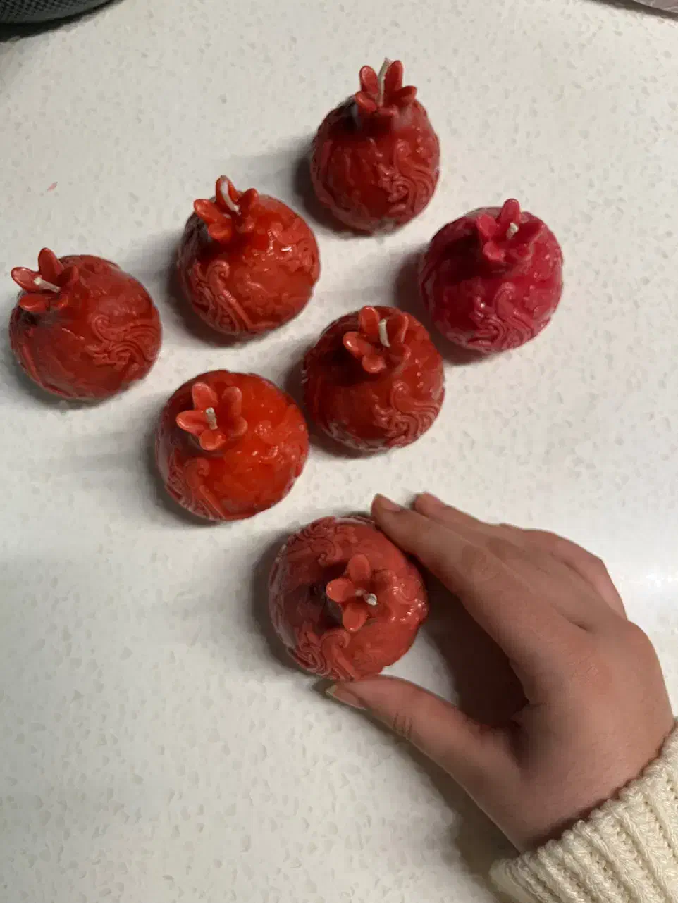 شمع انار برای شب یلدا|صنایع دستی و سایر لوازم تزئینی|رشت, کاکتوس|دیوار