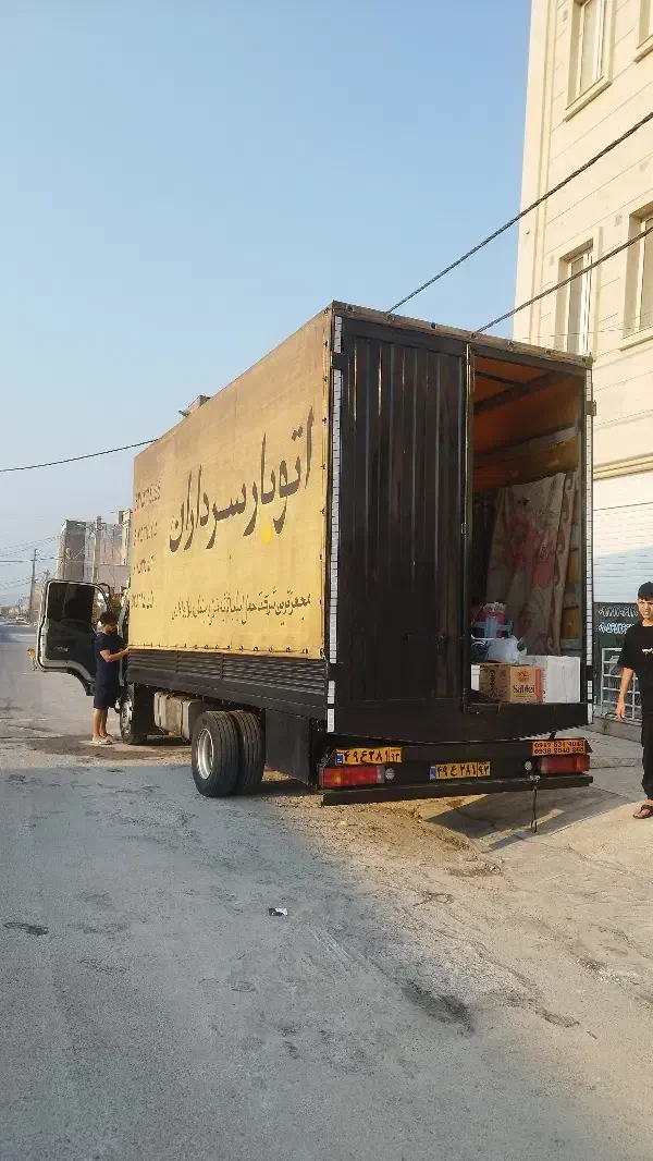 اتوبار*سرداران*همراه کامیون 6/8تن مجهز ب ضربه گیر|خدمات حمل و نقل|بندر کنگان, |دیوار