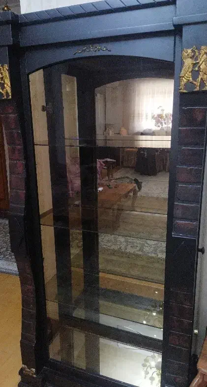 ویترین چوبی|بوفه، ویترین، کنسول|فومن, |دیوار