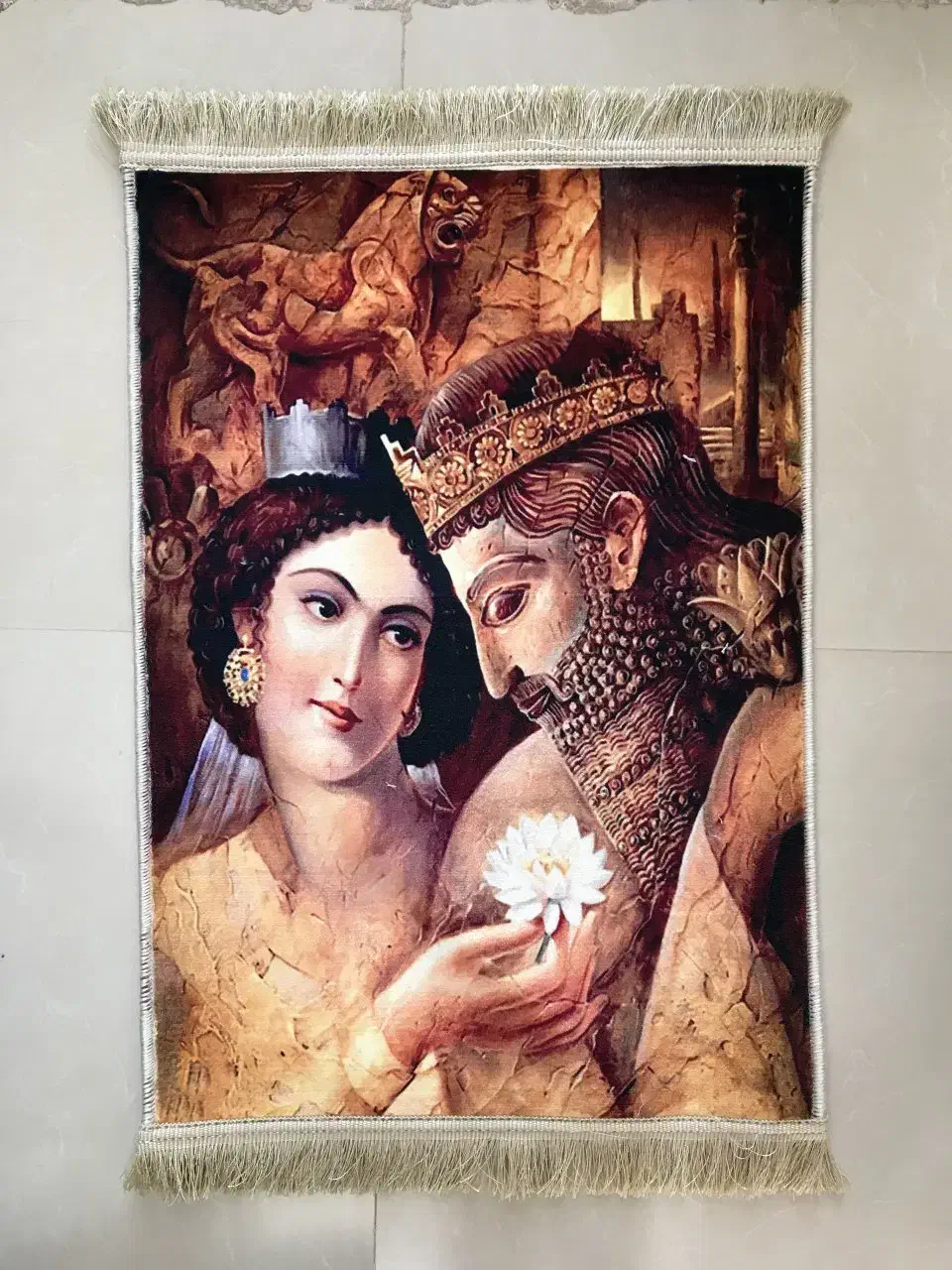 تبدیل عکس شما به تابلو فرش ۱۲۰۰ شانه برای هدیه|تابلو فرش|بندرعباس, |دیوار