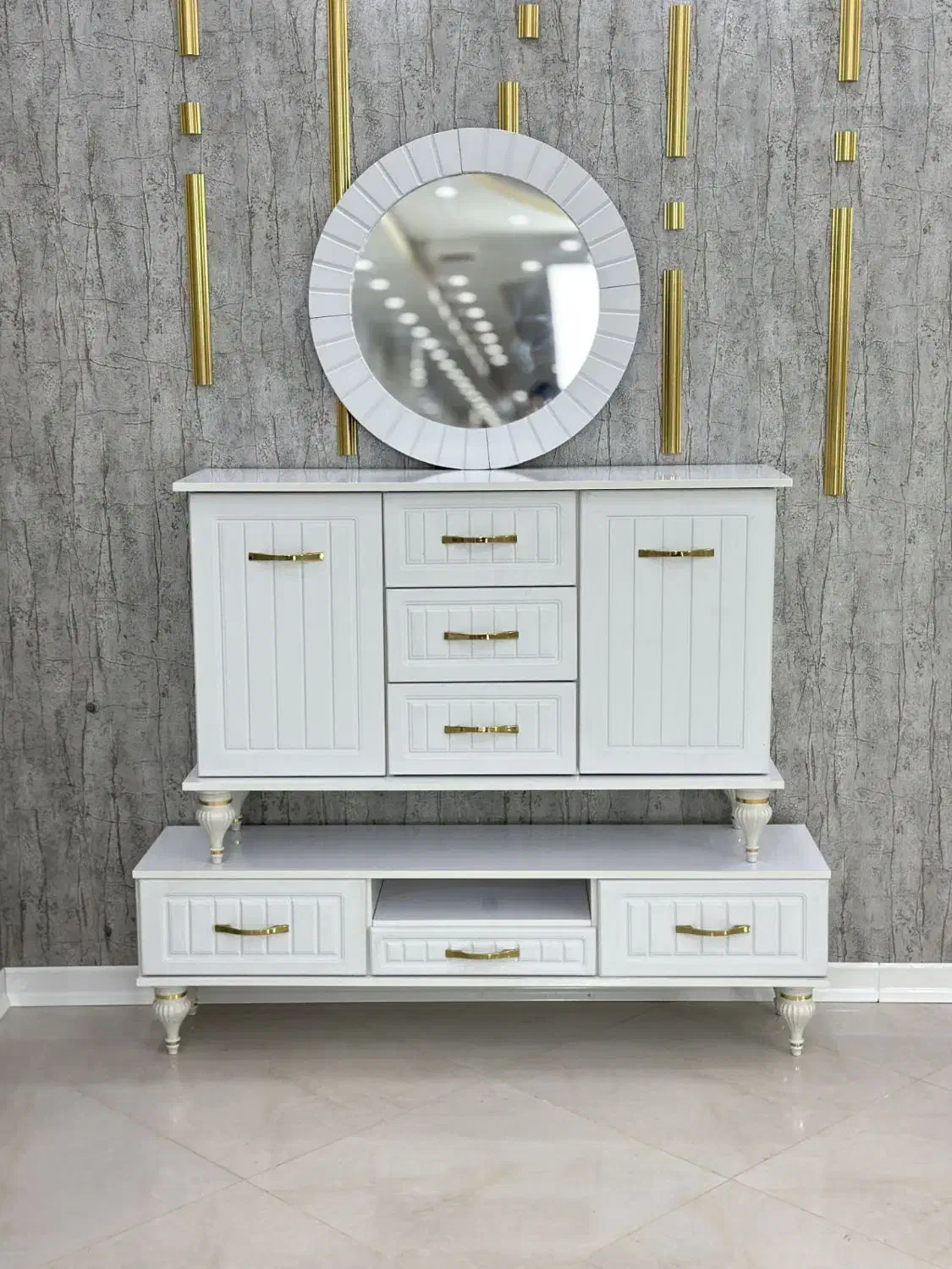 ست آینه کنسول جاکفشی میز تی وی|بوفه، ویترین، کنسول|تهران, نعمتآباد|دیوار