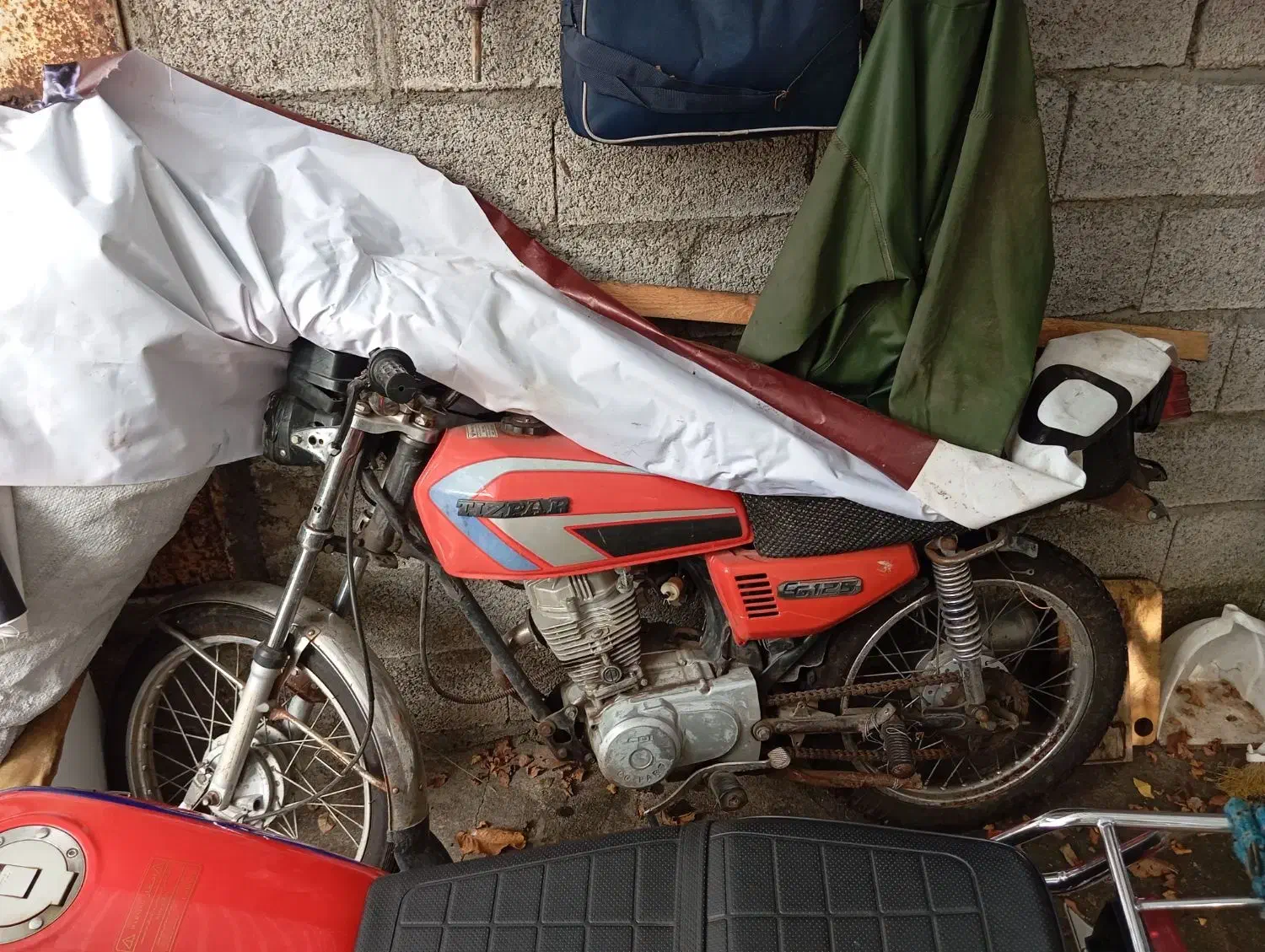 هندا 125|موتورسیکلت|خمام, |دیوار