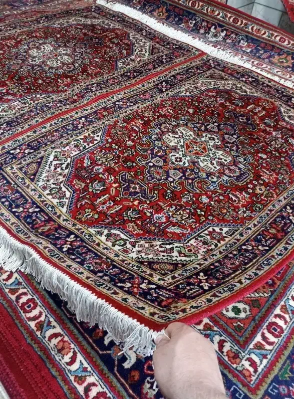 جفت زریم دستباف بافت آذرشهر درحدنو بدون ایراد|فرش|تهران, آذربایجان|دیوار