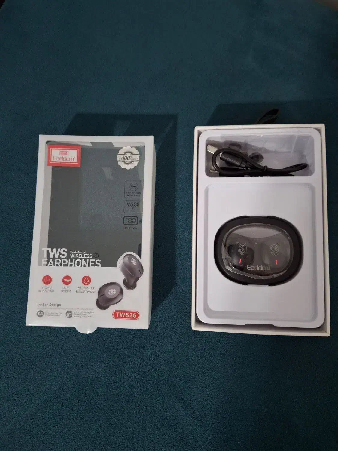 هندزفری بلوتوث دوتایی ارلدام|لوازم جانبی موبایل و تبلت|رشت, گلزاران|دیوار