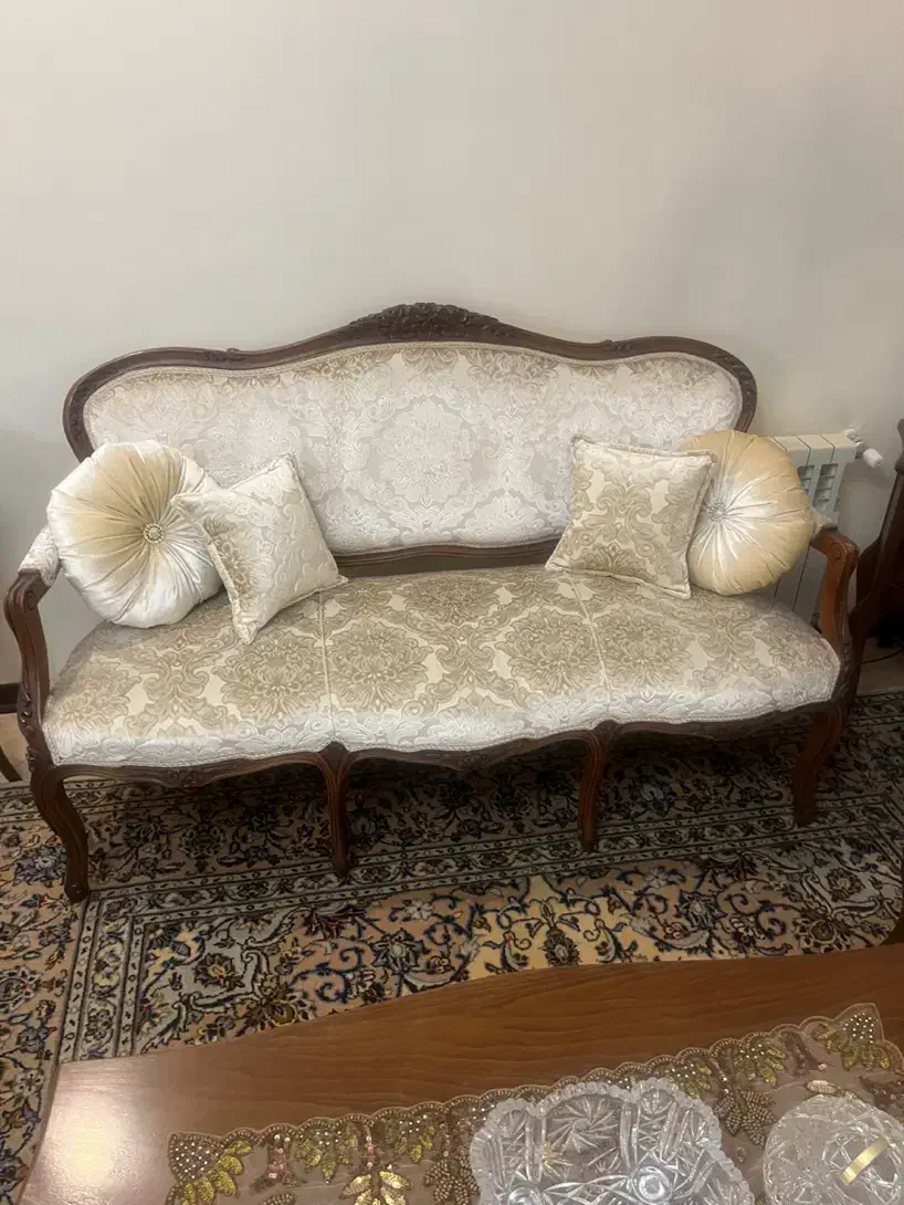 سرویس مبلمان ۹ نفره،ناهار خوری ۸ نفره چوب راش|مبلمان خانگی و میز عسلی|تهران, سعادت‌آباد|دیوار