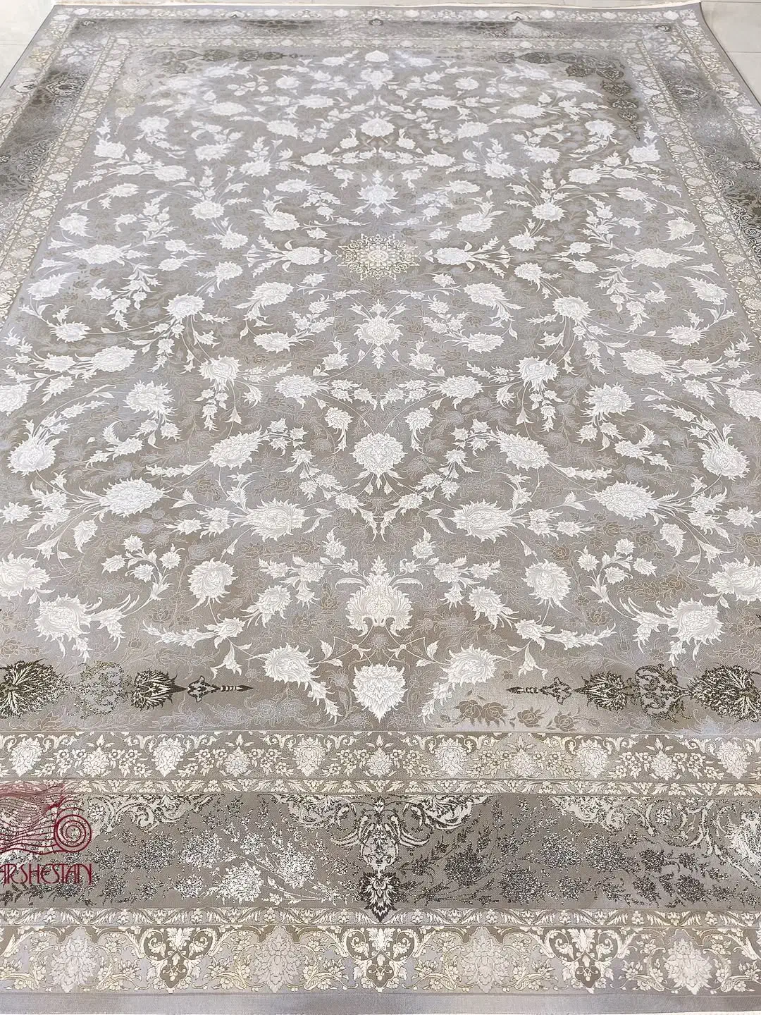 فرح شاد ده رنگ طلایی خشتی ۱۲۰۰|فرش|بوشهر, |دیوار