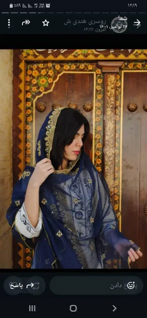 شال هندی شال مجلسی شال حریر|لباس|جیرفت, |دیوار