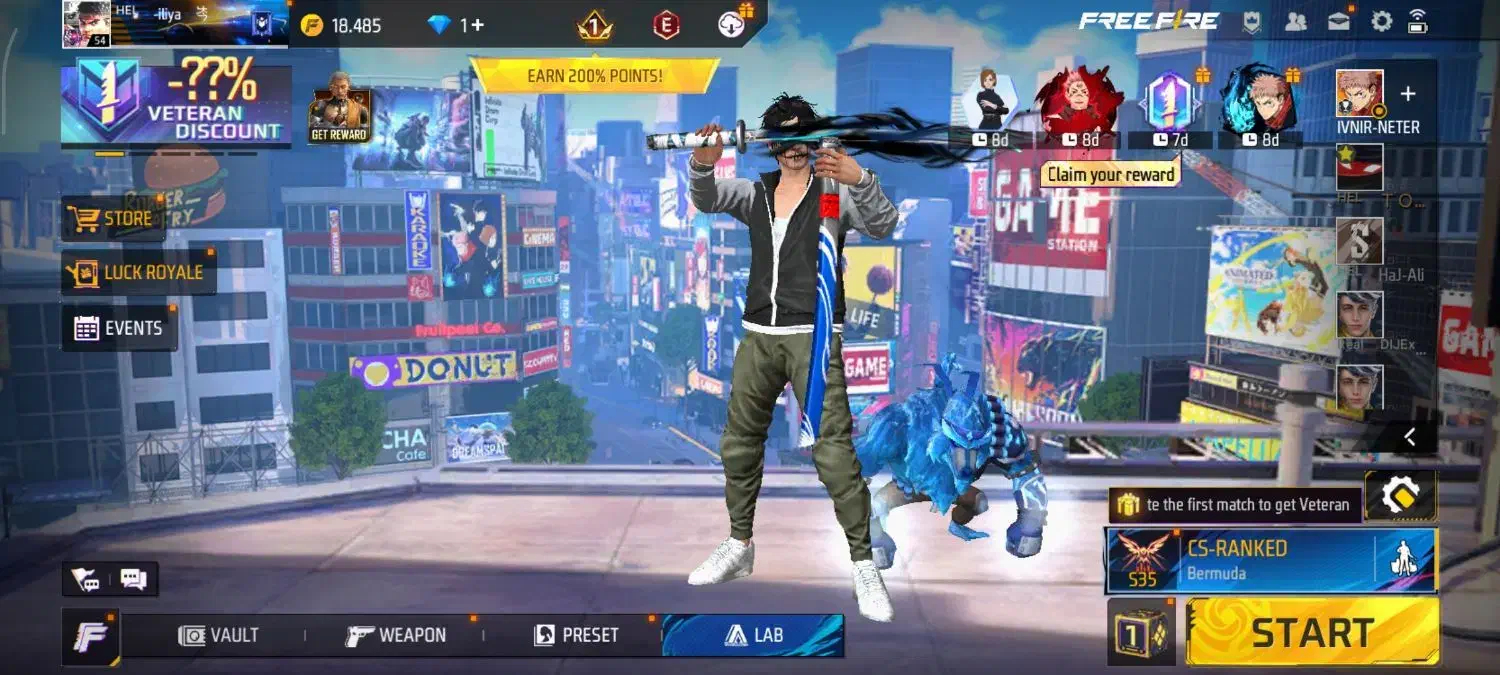 اکانت فری فایر|کنسول، بازی ویدئویی و آنلاین|قم, چهل درخت‎|دیوار