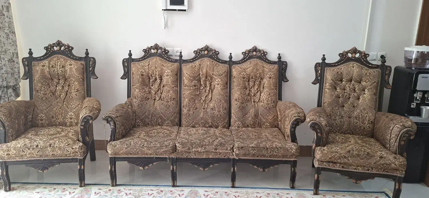 مبل سلطنتی|مبلمان خانگی و میز عسلی|رفسنجان, |دیوار