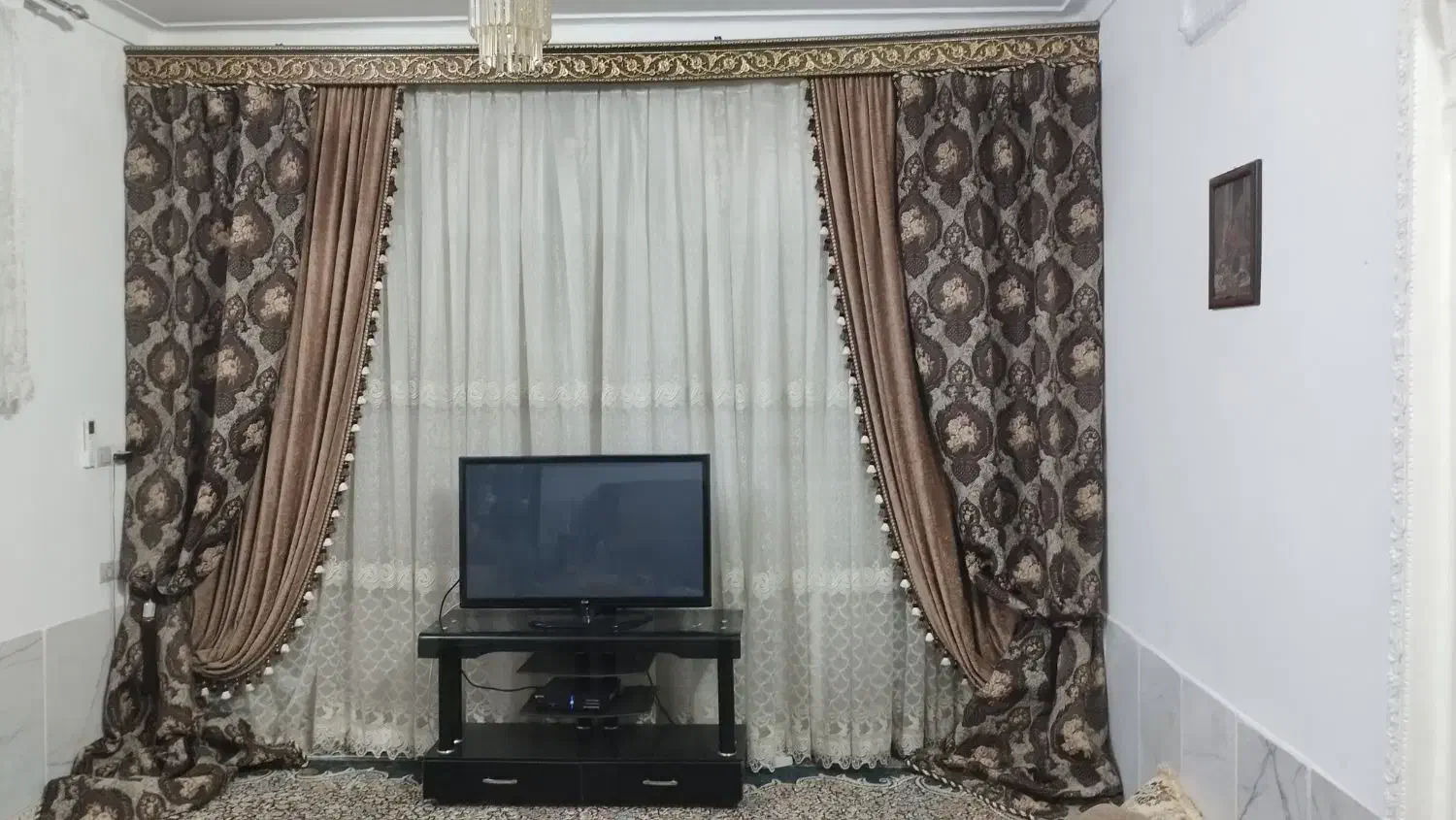 پرده دو سال نصب ۵۰۰۰۰۰۰|پرده، رانر، رومیزی|جهرم, |دیوار