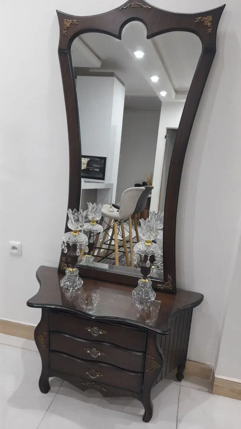 آینه کنسول|بوفه، ویترین، کنسول|کرمانشاه, |دیوار