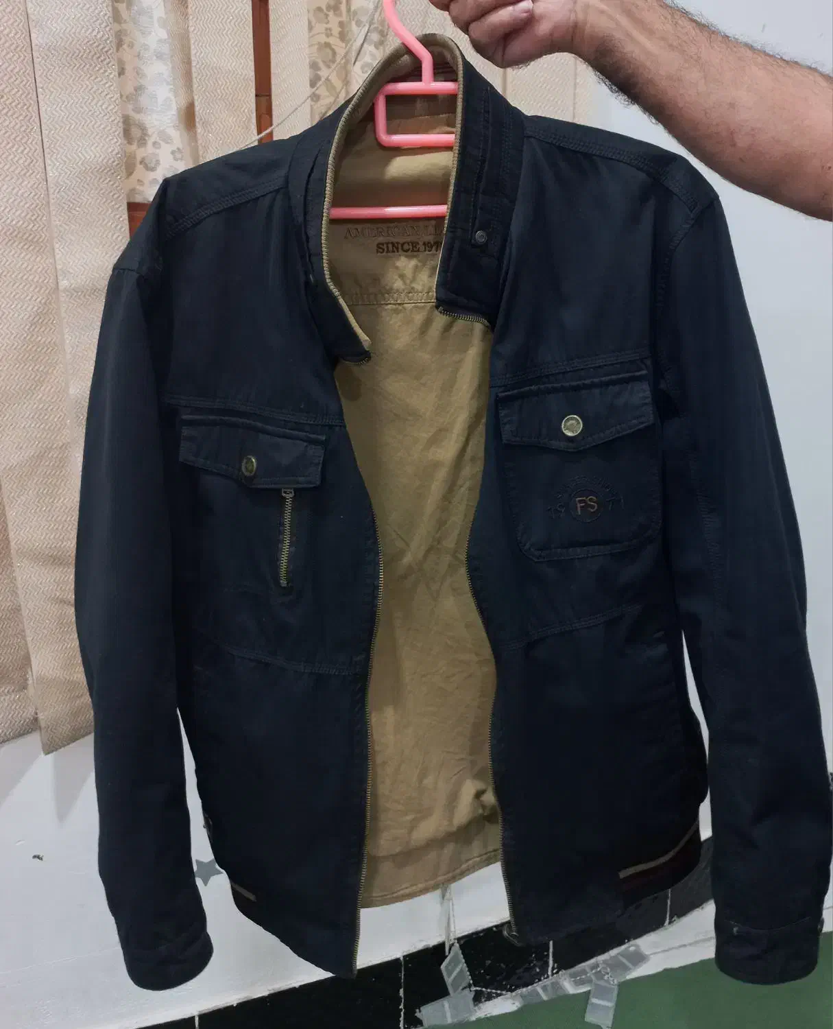 کاپشن دو رویه و شلوار کتان نو|لباس|دهدشت, |دیوار