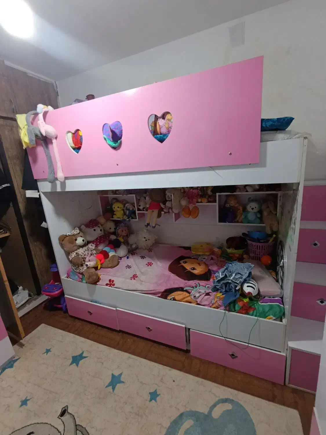 تخت خواب دو طبقه|اسباب و اثاث بچه|دلند, |دیوار