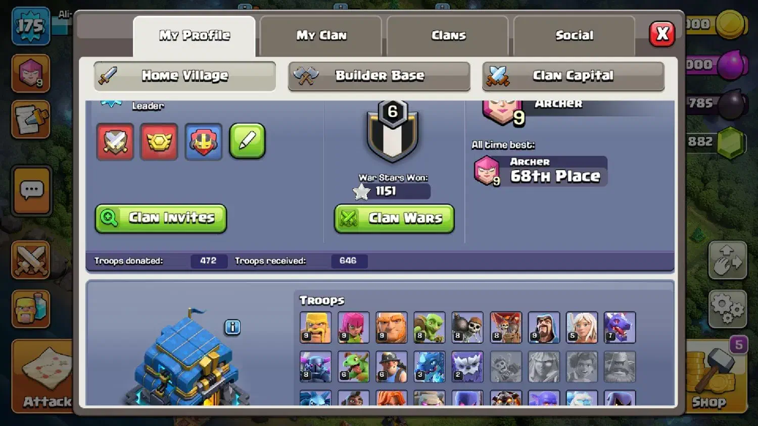 اکانت تان ۱۲ لول ۱۷۵ فول مکث|کنسول، بازی ویدئویی و آنلاین|قم, شهرک امام حسین|دیوار