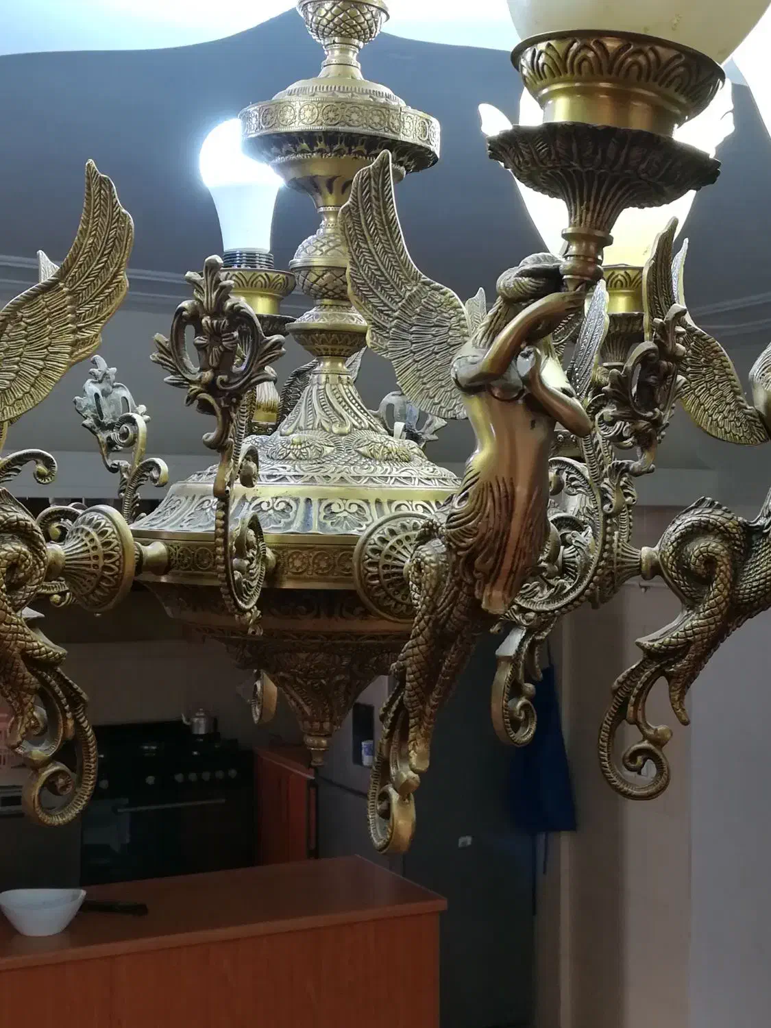 لوستر برنز|لوستر و چراغ آویز|قدس, شهرک دانش|دیوار