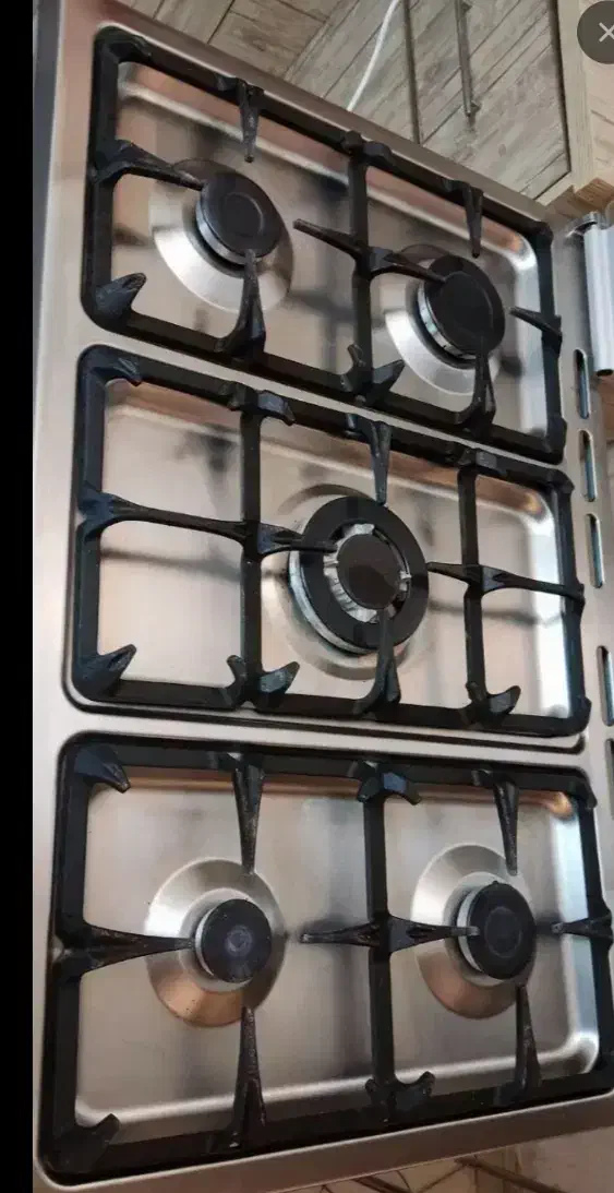 گاز ۵ شعله تمام استیل فردار|اجاق گاز و لوازم برقی پخت‌وپز|گلبهار, شهر جدید گلبهار|دیوار