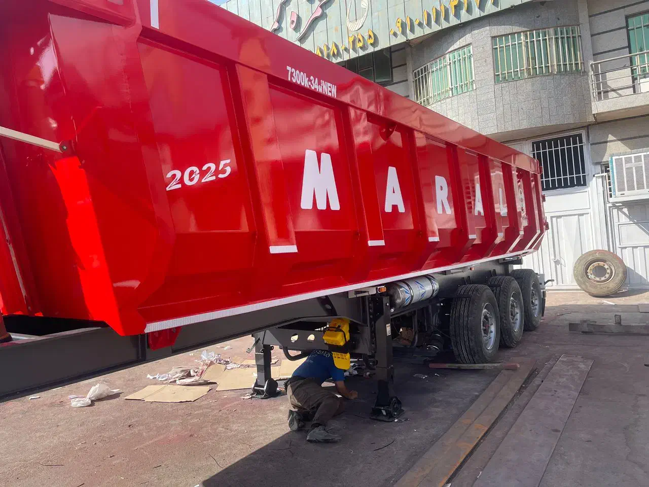 کمپرس تریلی سفارشی|خودرو سنگین|تفتان, |دیوار