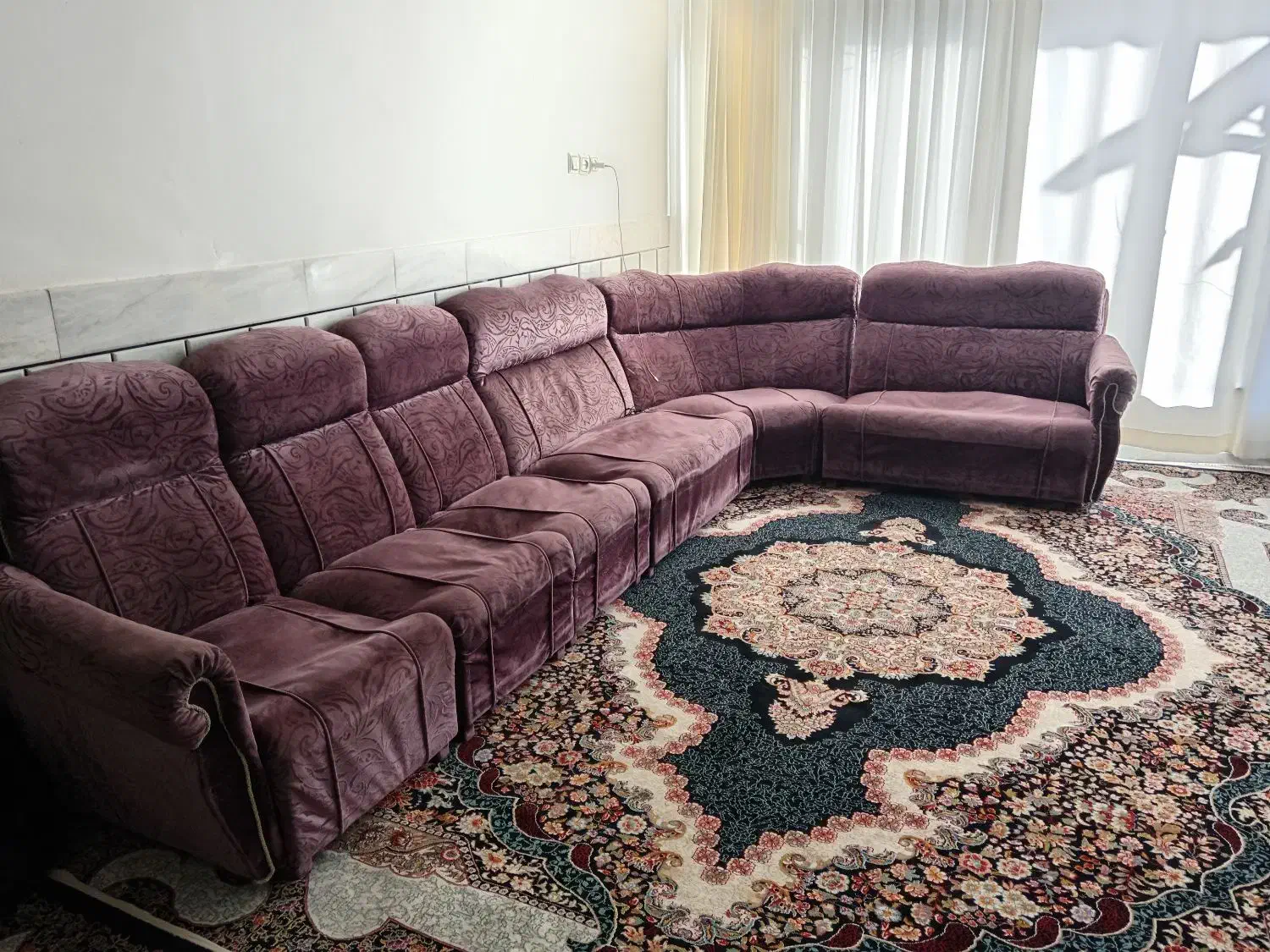 مبل مدل ال بسیار شیک|مبلمان خانگی و میز عسلی|داران, |دیوار