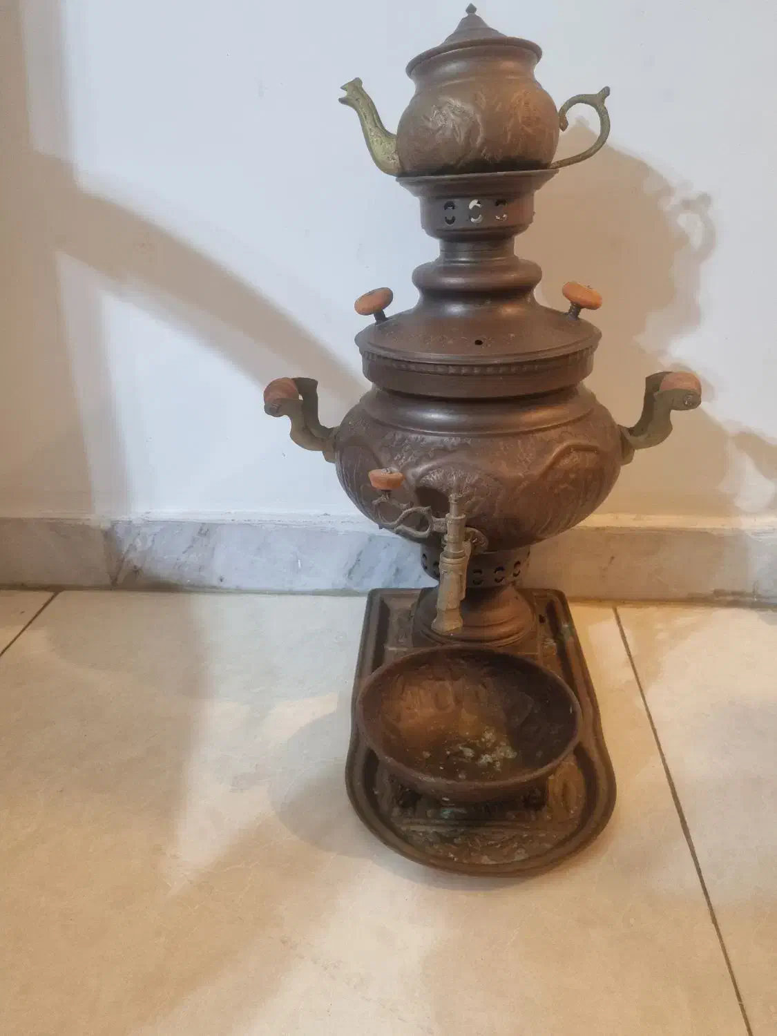 سماور ذغالی|سماور، چای‌ساز، قهوه‌ساز|رشت, بلوار گیلان|دیوار