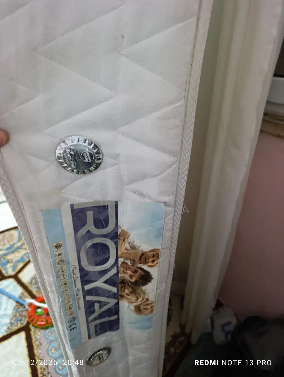 فروش تشک یک نفره رویال دست دو|تشک تختخواب|پاکدشت, پاکدشت (مامازند)|دیوار