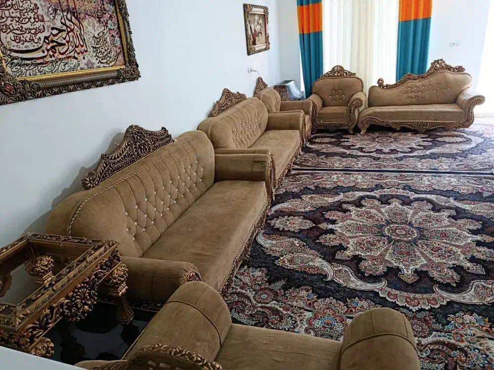 مبل سلطنتی 12نفره|مبلمان خانگی و میز عسلی|شیراز, کوشک میدان|دیوار
