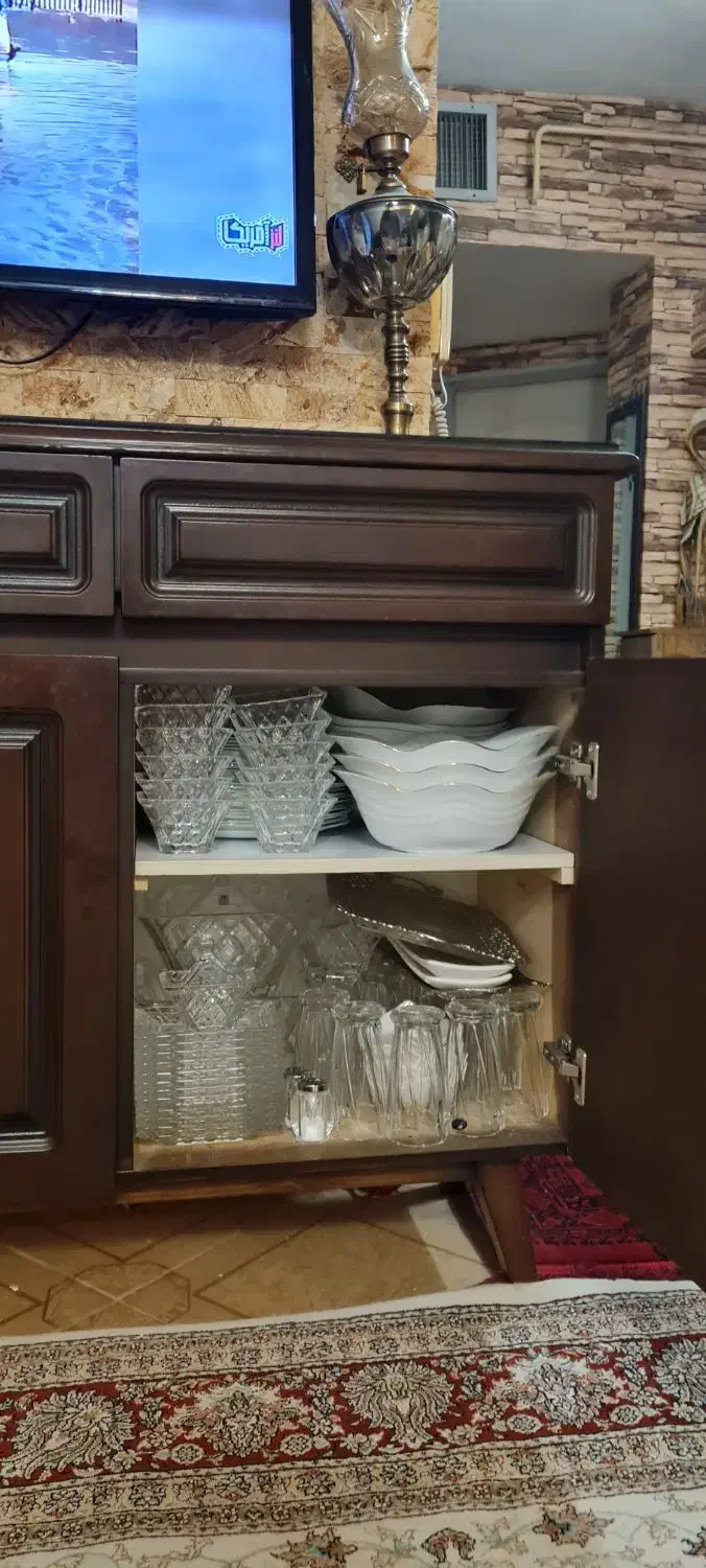 کنسول چوبی|بوفه، ویترین، کنسول|قزوین, |دیوار