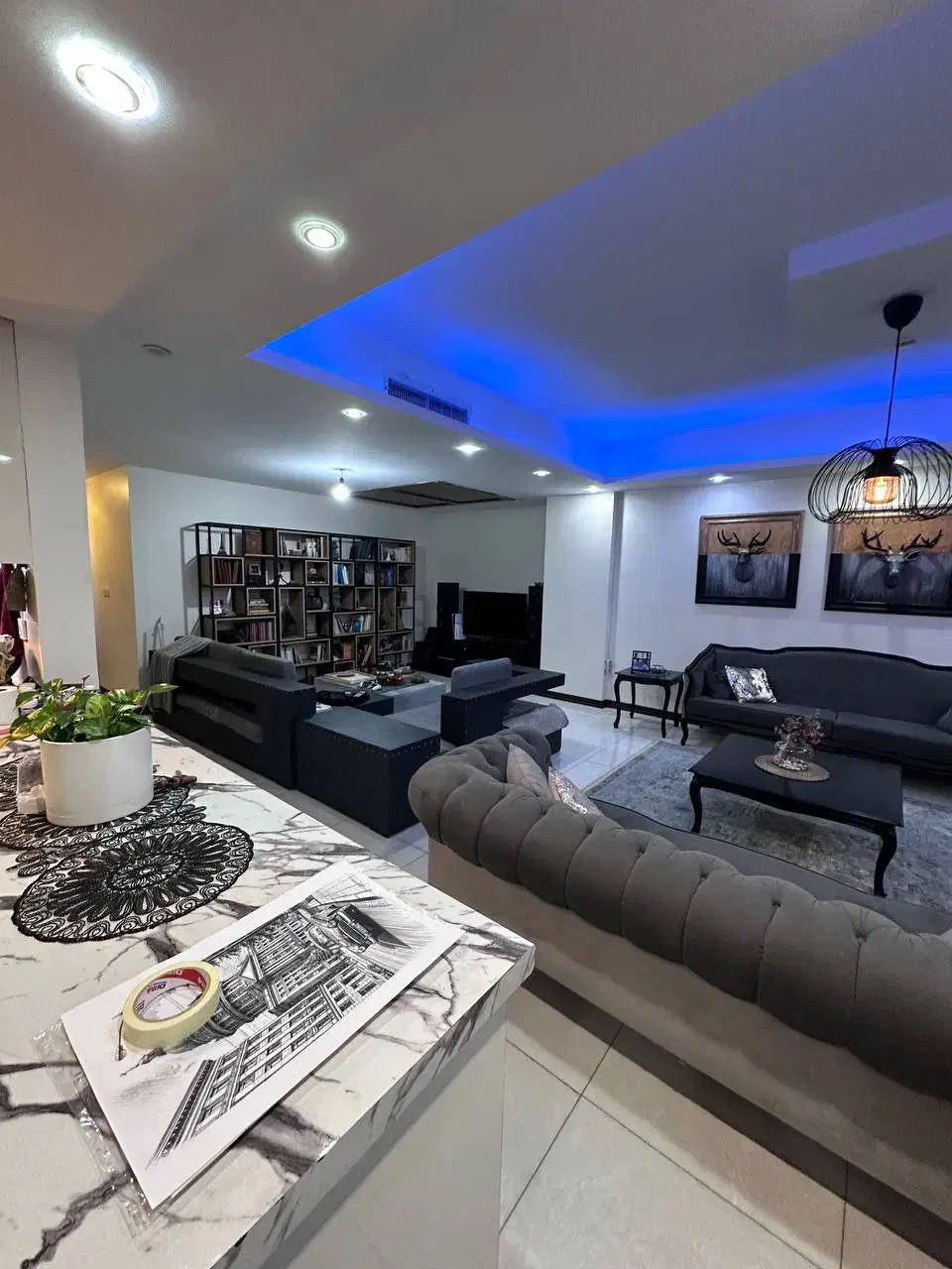 اجاره واحد۱۳۰متری۳خواب خوشنقشه نورگیر کوهک