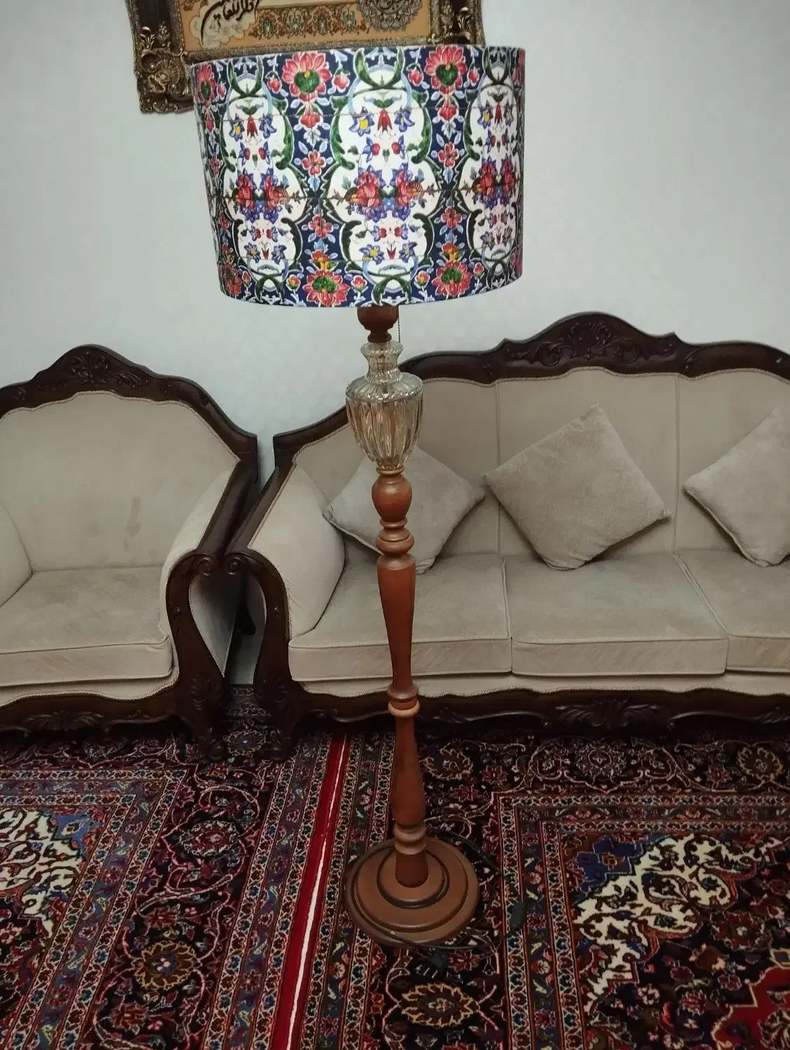 اباژور سفارشی در حد نو مناسب جهیزیه|لوستر و چراغ آویز|تهران, اسفندیاری|دیوار