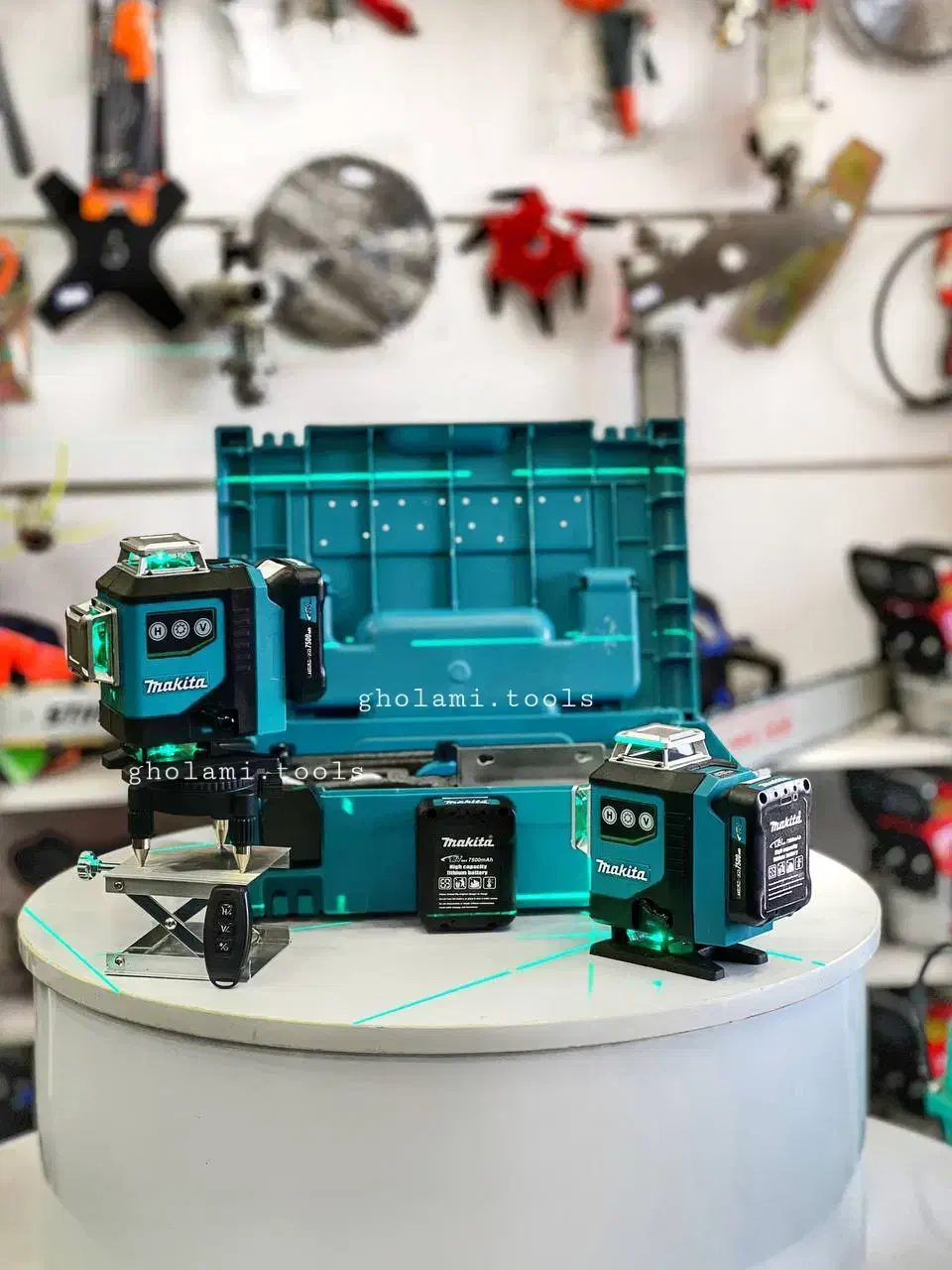 تراز لیزری ریموتی موتور برق ۴خط دریل اینورتر رد هی|ابزارآلات|رشت, بلوار گیلان|دیوار