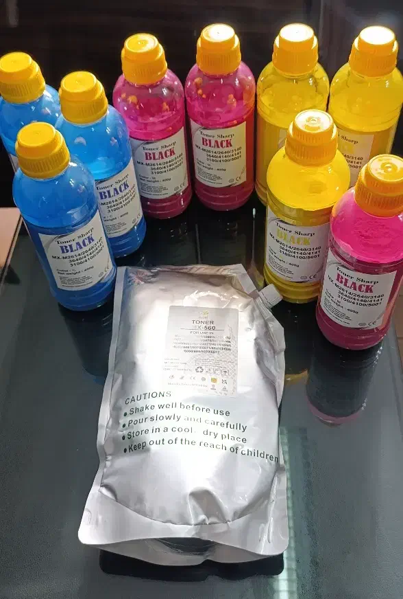 تونر شارژی دستگاه فتوکپی برند شارپ رنگی و مشکی|پرینتر، اسکنر، کپی، فکس|تهران, ایرانشهر|دیوار