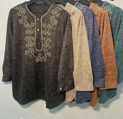 تونیک گلدوزی پاییزه|لباس|زرند, |دیوار