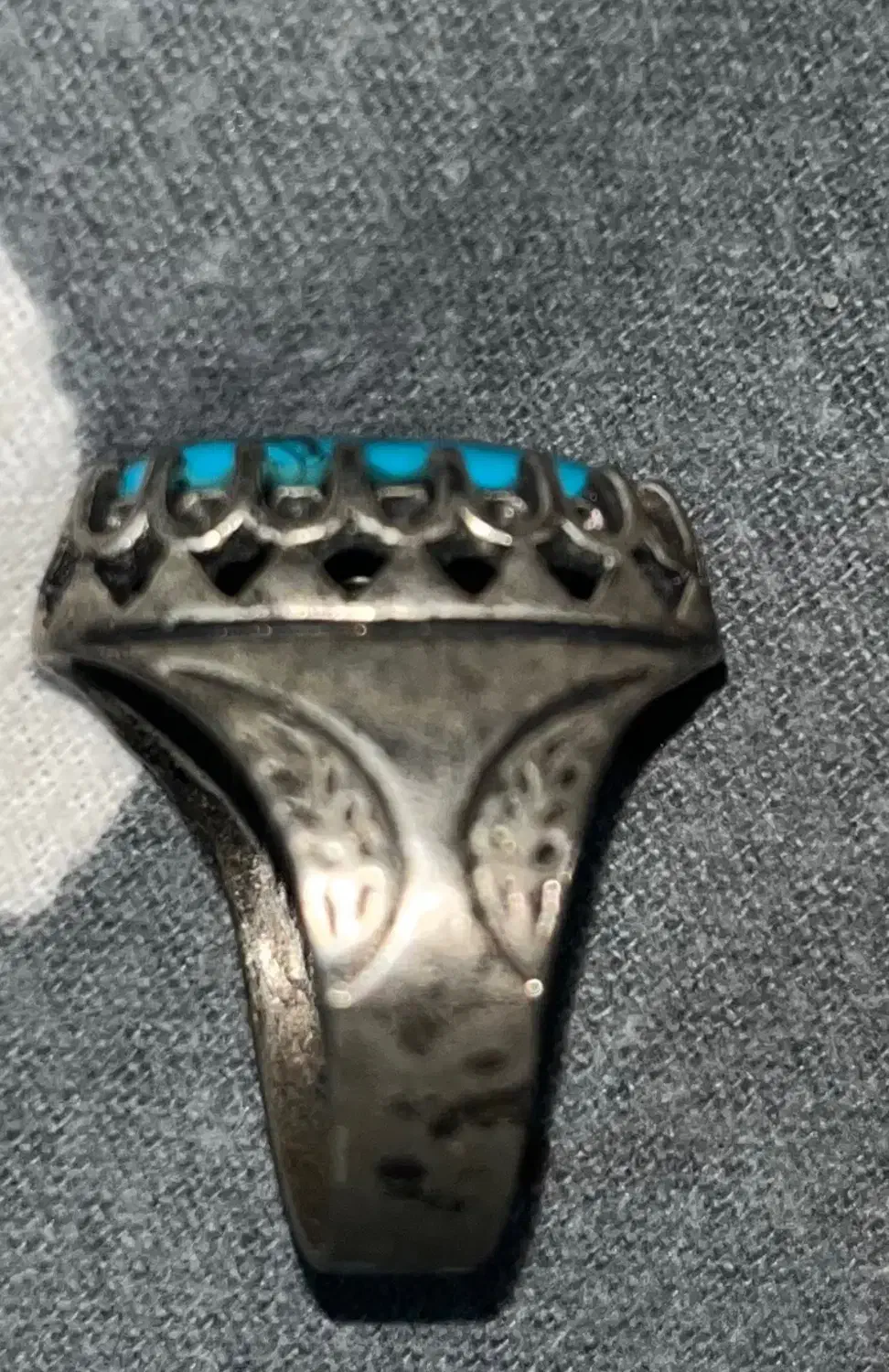 انگشتر فیروزه|کلکسیون اشیاء عتیقه|بابلسر, |دیوار