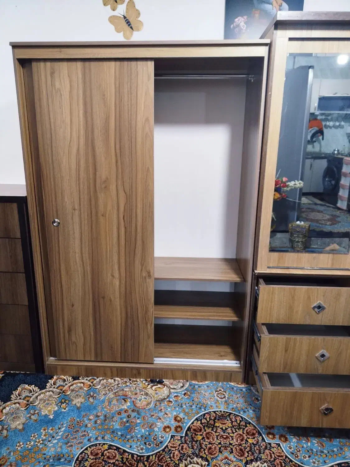 کمد دراور لباس نو ام دی اف دو تیکه|جاکفشی، کمد، دراور|قزوین, |دیوار