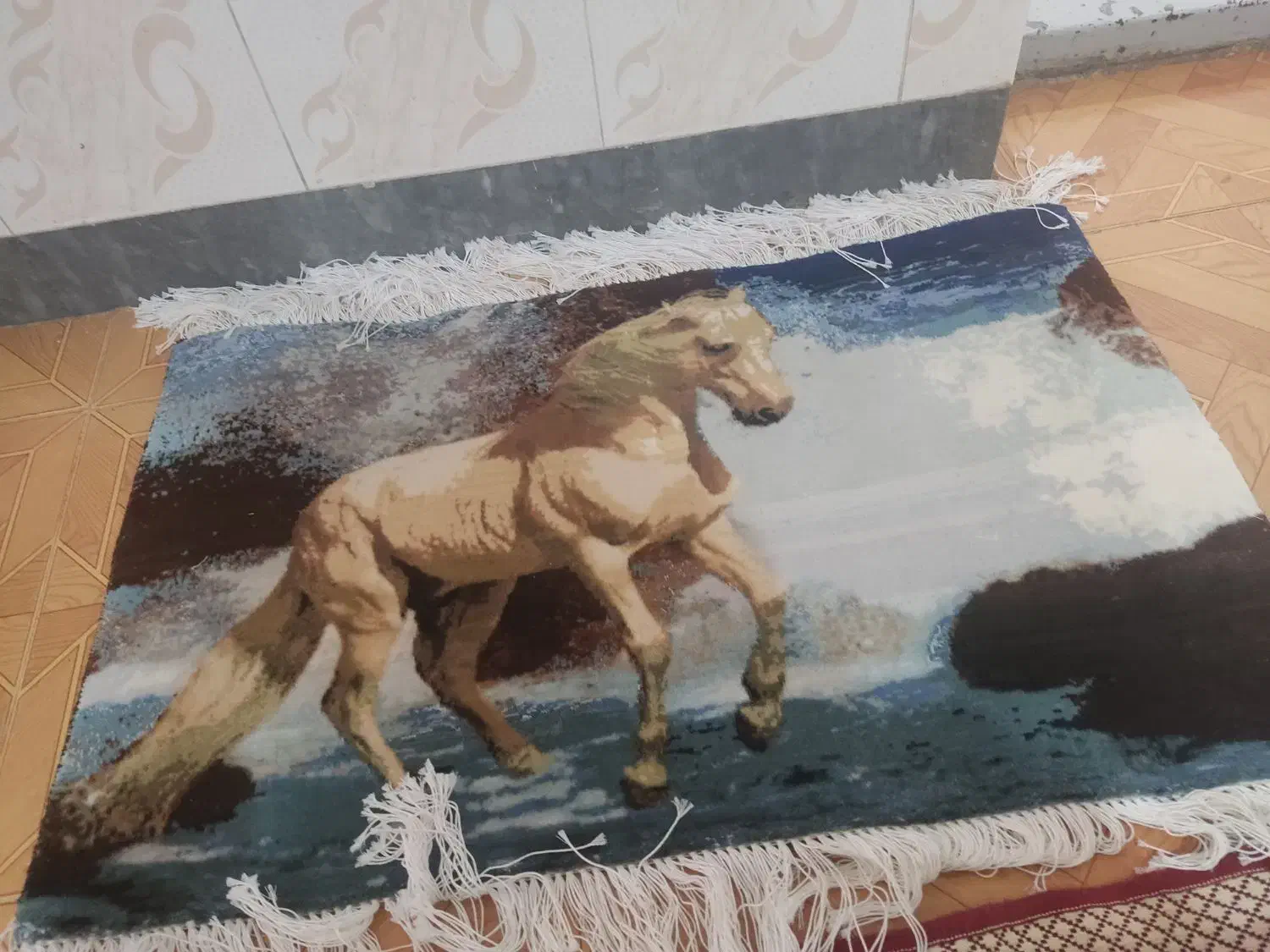 تابلو فرش دستباف  اسب|تابلو فرش|مرند, |دیوار