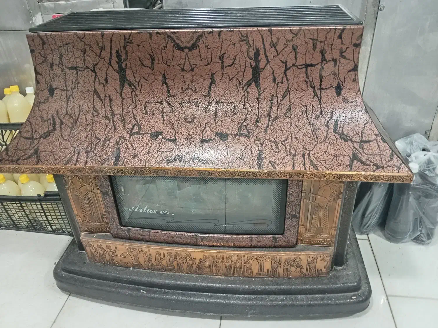 بخاری شومینه ای|بخاری، هیتر، شومینه|کاشمر, |دیوار