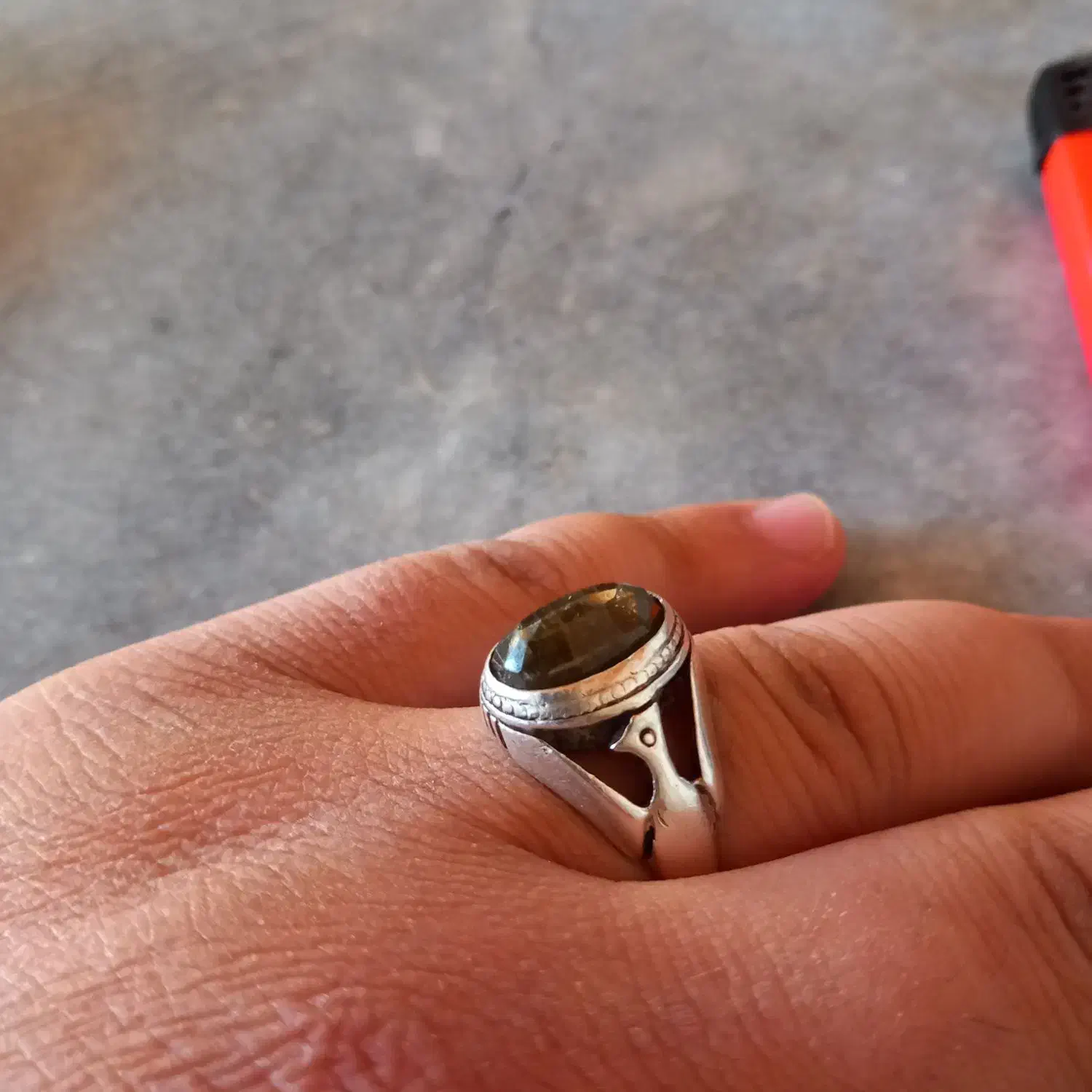 انگشتر نقره|کلکسیون اشیاء عتیقه|تبریز, |دیوار